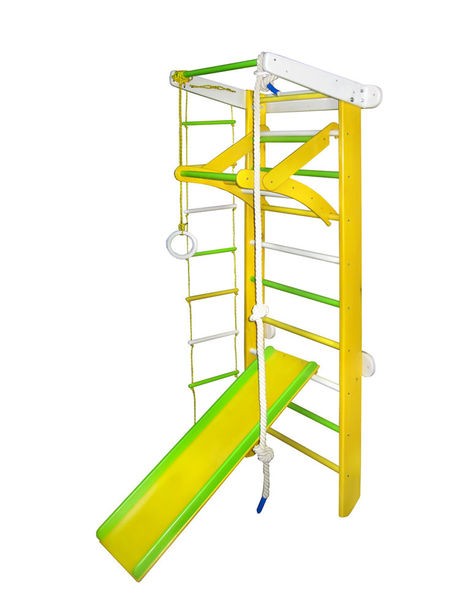 Спортивний куточок Канарка з дитячим турніком+гірка